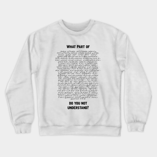 Standard Model Lagrangian Crewneck Sweatshirt by hereticwear